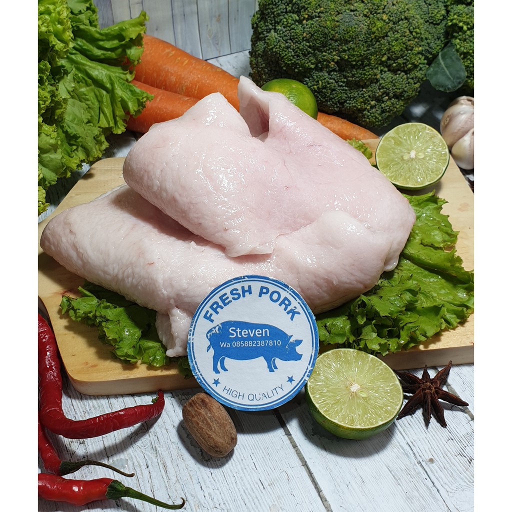 

1KG LEMAK PUNGGUNG BABI - PORK BACK FAT