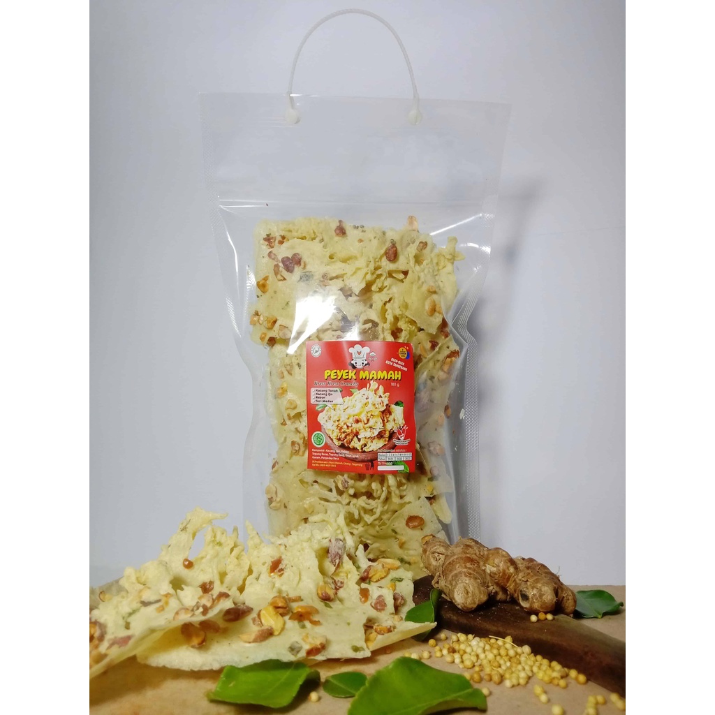 

[CEMILAN!!] Peyek Mamah / Rempeyek / Peyek Udang Rebon / Peyek Kacang Tanah / Peyek Kacang Hijau / Peyek Pedas / Makanan Ringan / Snack Jajanan Tradisional / Makanan Tradisional / Cemilan Kekinian / Oleholeh Khas Kota Tangerang / Hampers Bingkisan Lebaran