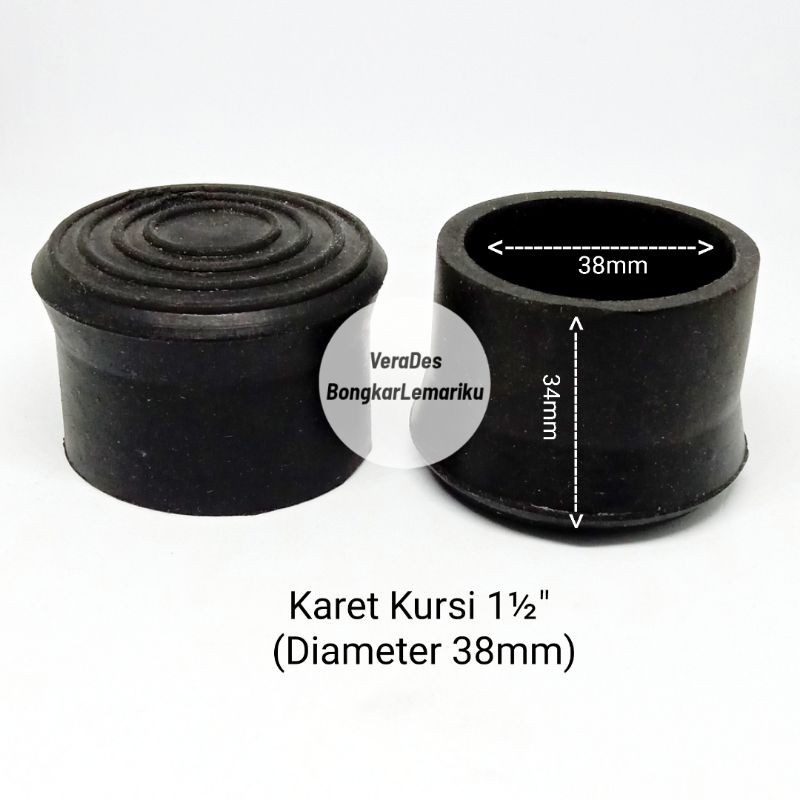 Karet Kaki Kursi 1 1/2 inchi / 38 mm