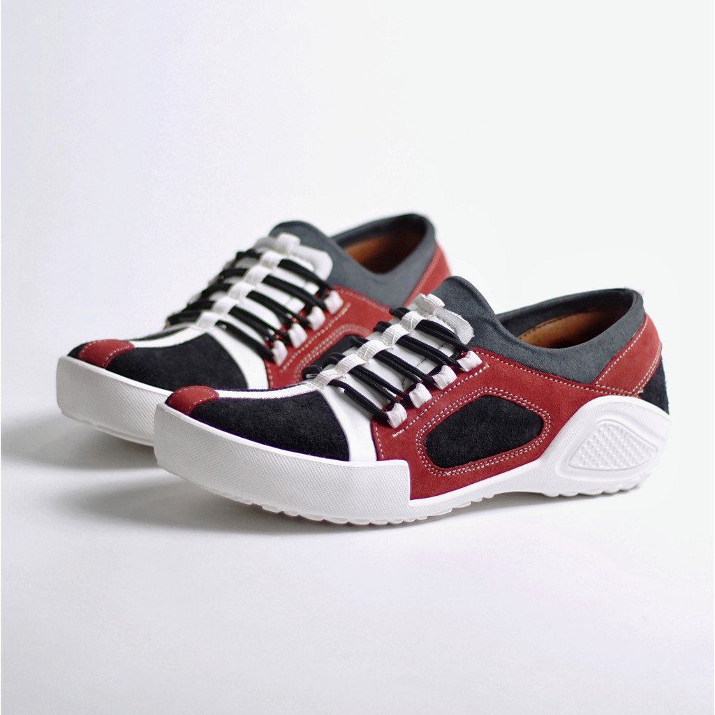 Sepatu Pria Sneakers Sporty || Kulit Asli Fordza R150