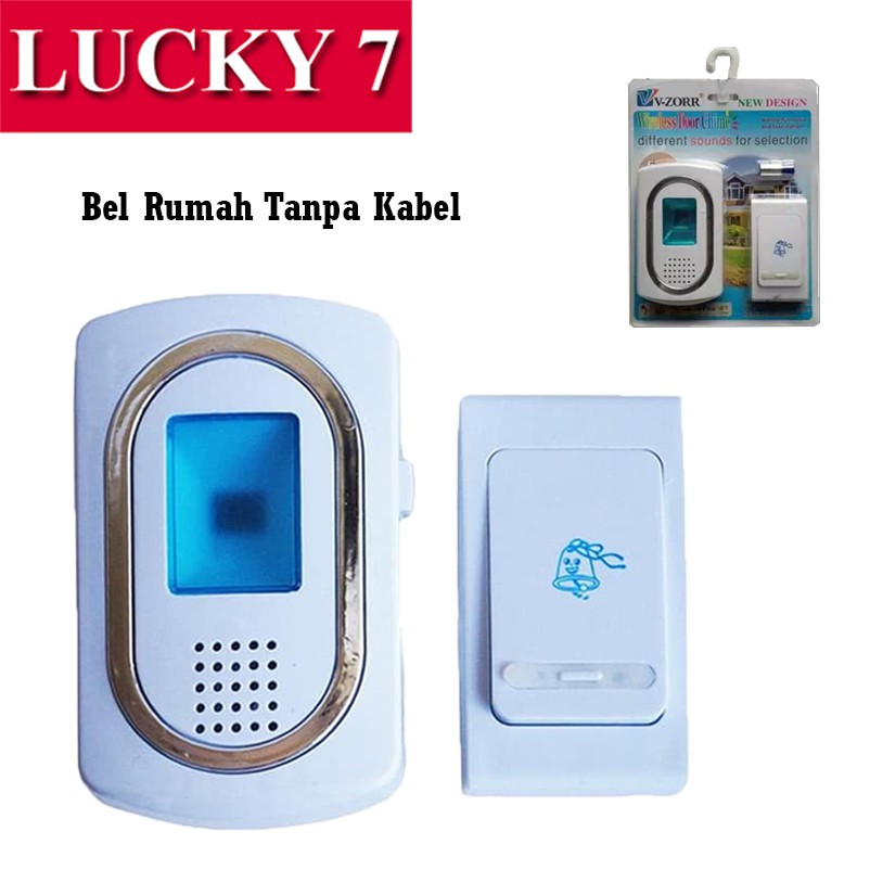 NEW IMPORT!! Bel Pintu Rumah Tanpa Kabel - Bel Rumah Wireless Jangkauan Hingga 100 Meter - Door Bell