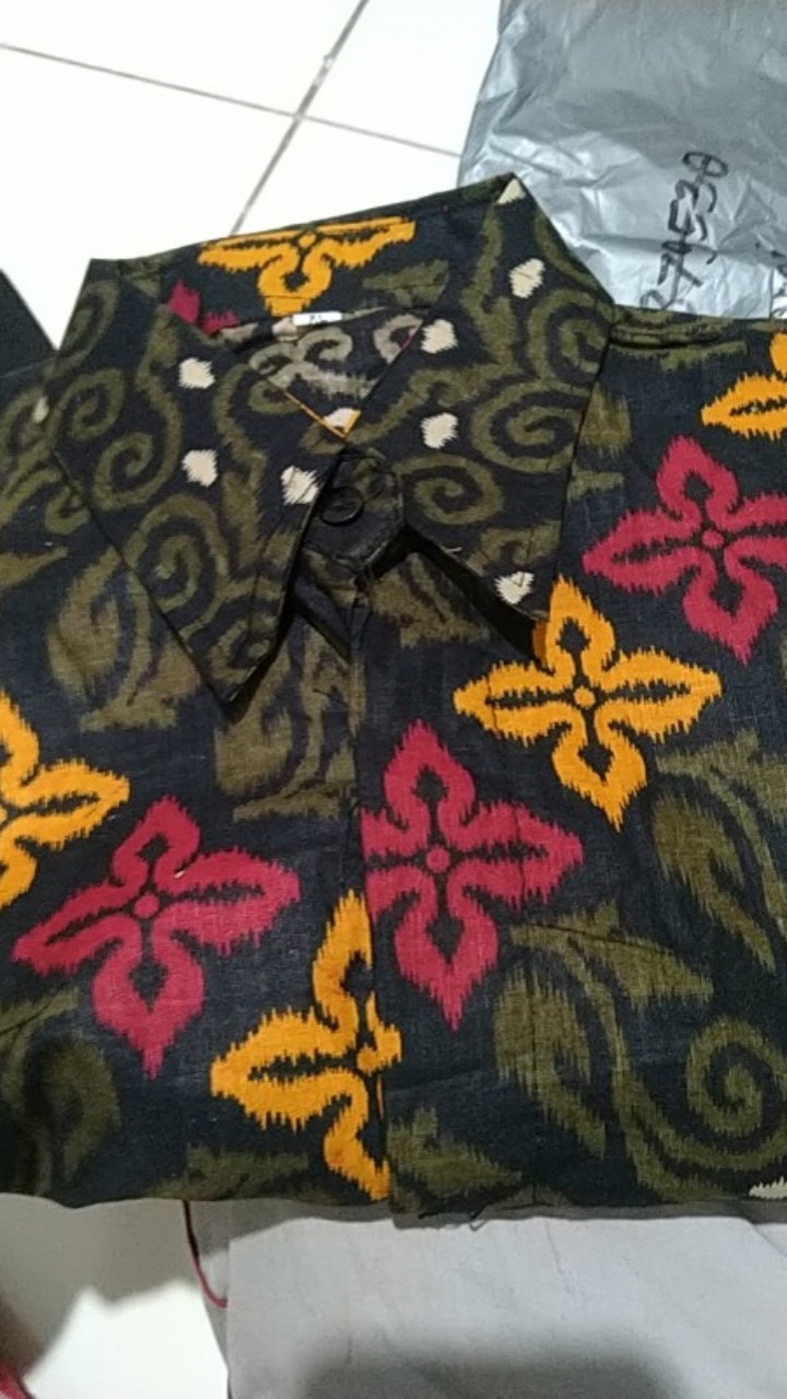 Kemeja Batik Pria Kemeja Batik Lengan Panjang Size M L Xl Xxl
