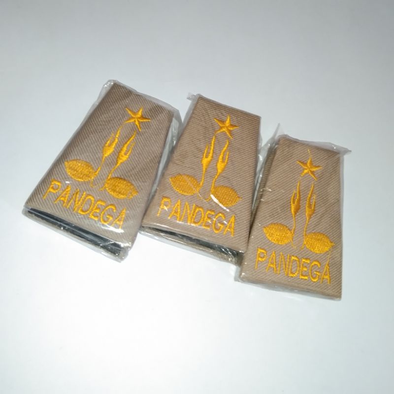 

Badge tanda pramuka pandega cokelat