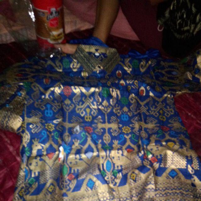 Gamis Syari Atasan Couple Sarimbit Batik Ramadhani Gayatri Prada