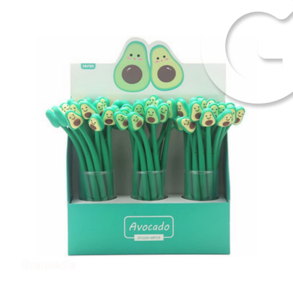 

Gramedia Gorontalo - SOFUN PEN ZF2226 PULPEN KARAKTER AVOCADO PER PCS