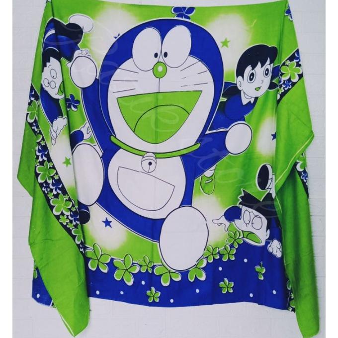 Kain Bali Doraemon/Kain Pantai Motif Karakter/Kain Bali Rayon Super Kw 1/Kain Kap Mobil/Kain Buat Pl