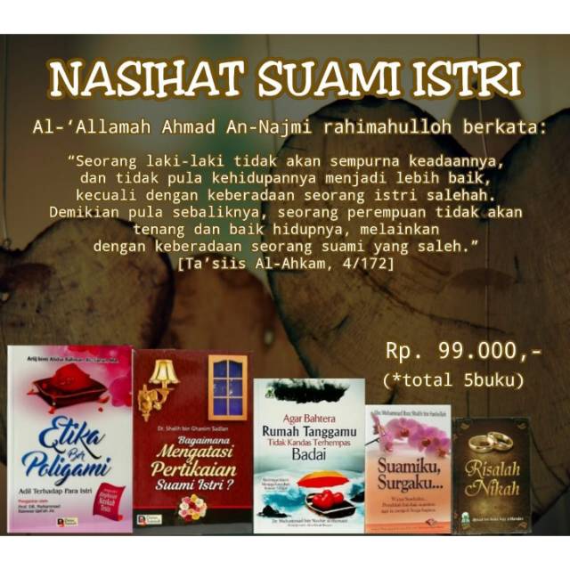 Paket Nasihat Suami Istri Shopee Indonesia