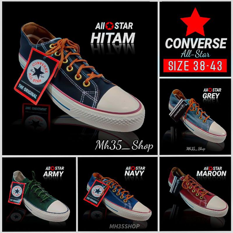 Sepatu Converse All Star Low Premium / Sepatu Sneakers All Star