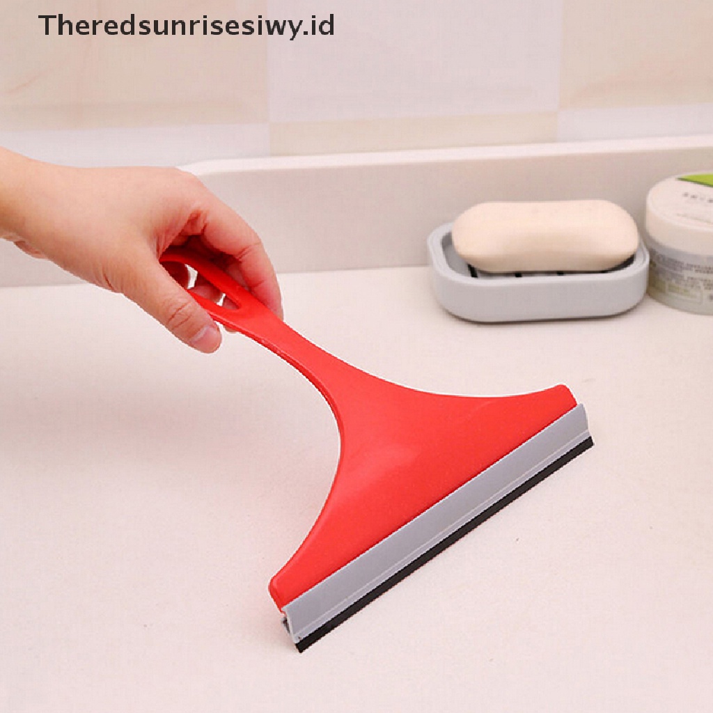 (Theredsunrisesiwy.Id) Squeegee Wiper Pembersih Kaca Jendela Mobil / Cermin Kamar Mandi / Rumah