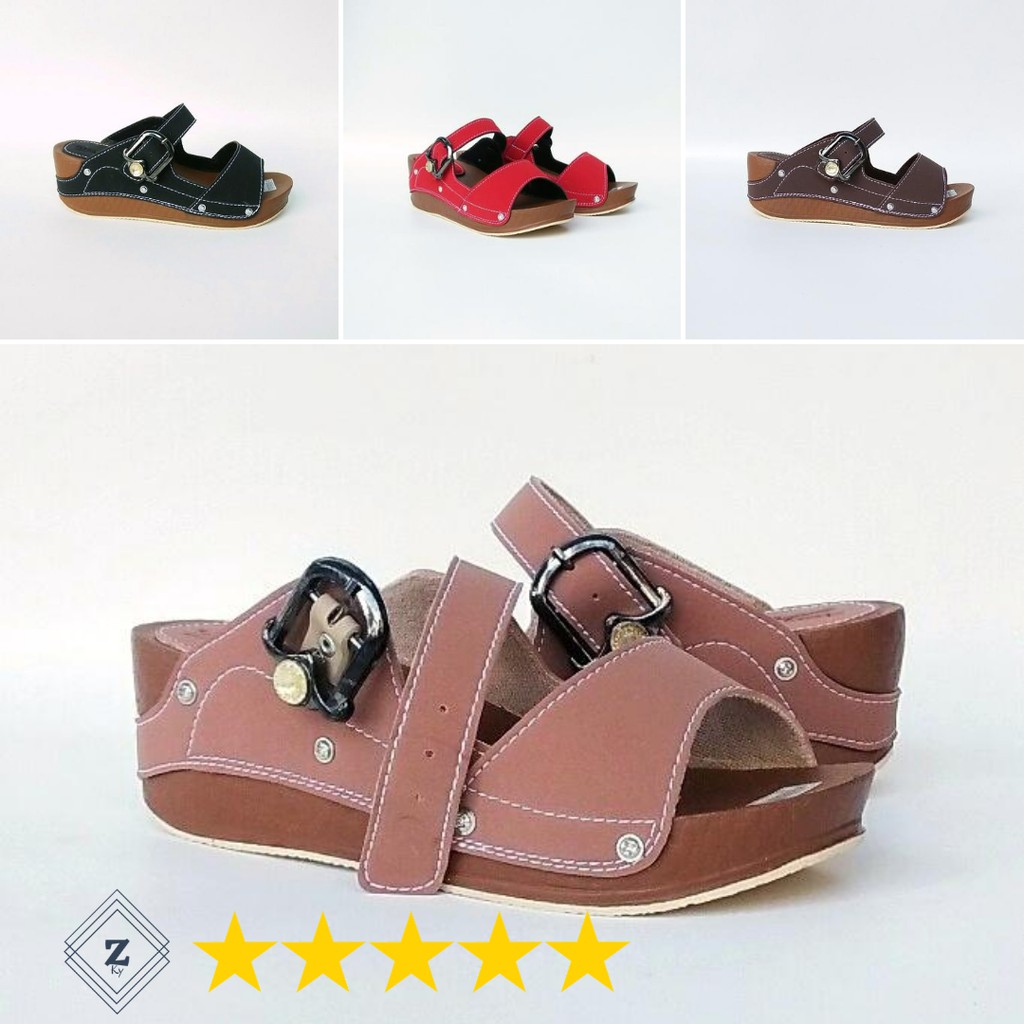 Sendal Wanita Wedges Tali / Sandal Wedges Wanita Gaya Korea / Widges Sendal Terbaru 2020