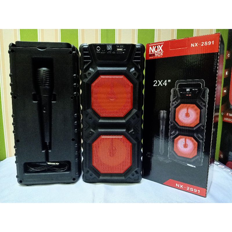 Speaker bluetooth karaoke KTS 926 free mic big sound 1 hp konek 2 speaker sekaligus