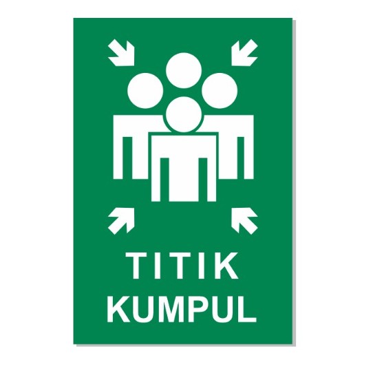 

Sticker Safety Sign / Sticker Titik Kumpul / Assembly Point Safety