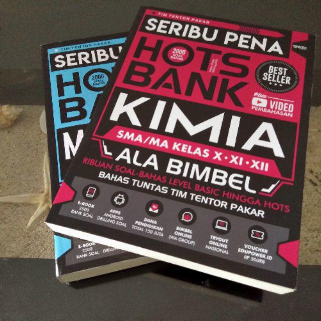 Buku Rangkuman SMA/MA : Seribu Pena Hots Bank (Matematika, Fisika, Kimia, Biologi)-Kimia