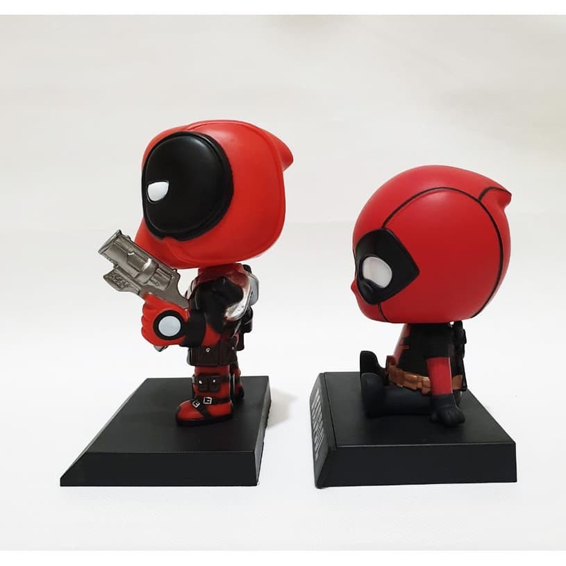 Pajangan Dashboard Mobil Bobble Head Dead Pool Deadpool