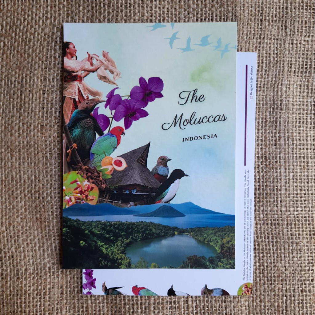 

Kartu Pos / Postcard / Postcrossing Indonesia - Maluku / The Moluccas