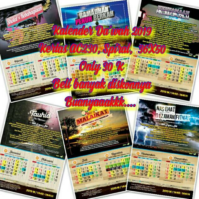 

Kalender dinding 2019