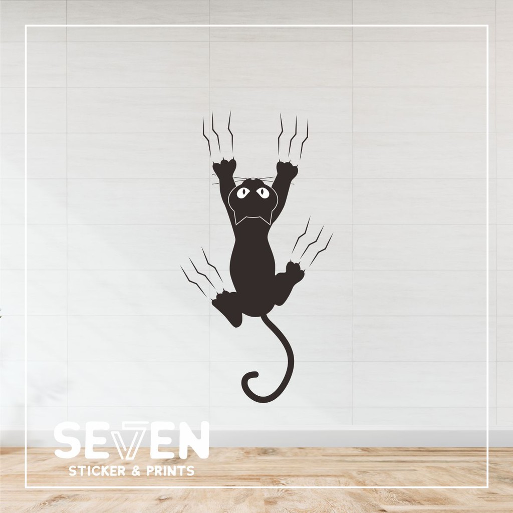 Wall Sticker/Cutting Sticker/Stiker Dinding - Kucing  Shopee 