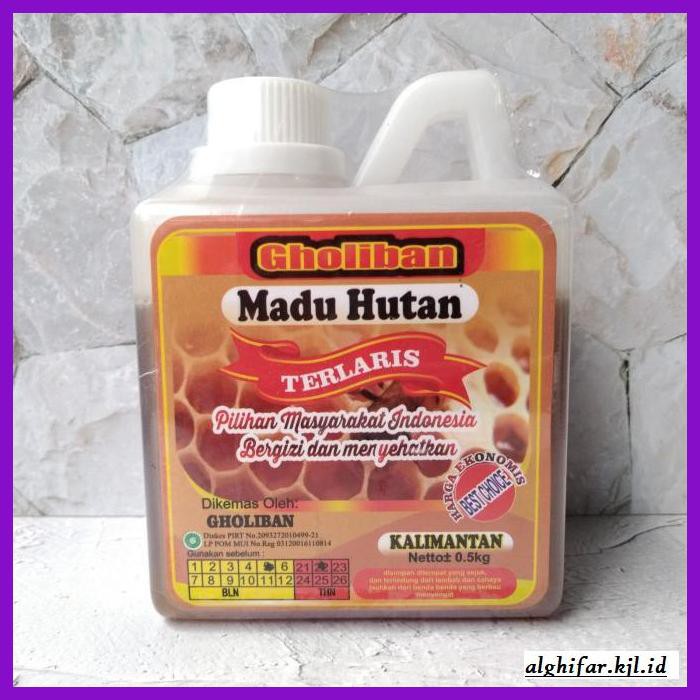 

MADU-MINUMAN- MADU HUTAN KALIMANTAN GHOLIBAN PLUS BEE POLLEN ROYAL JELLY 500 GRAM -ASLI-BUKAN-KAWE-