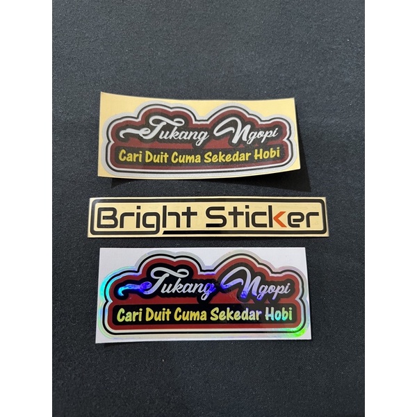 STICKER TUKANG NGOPI PRINCUT