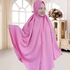 Harga Promo Bisa COD Hijab Instant Bergo Maryam JUMBO XXL Hijab Syari Kerudung Jumbo-Pink