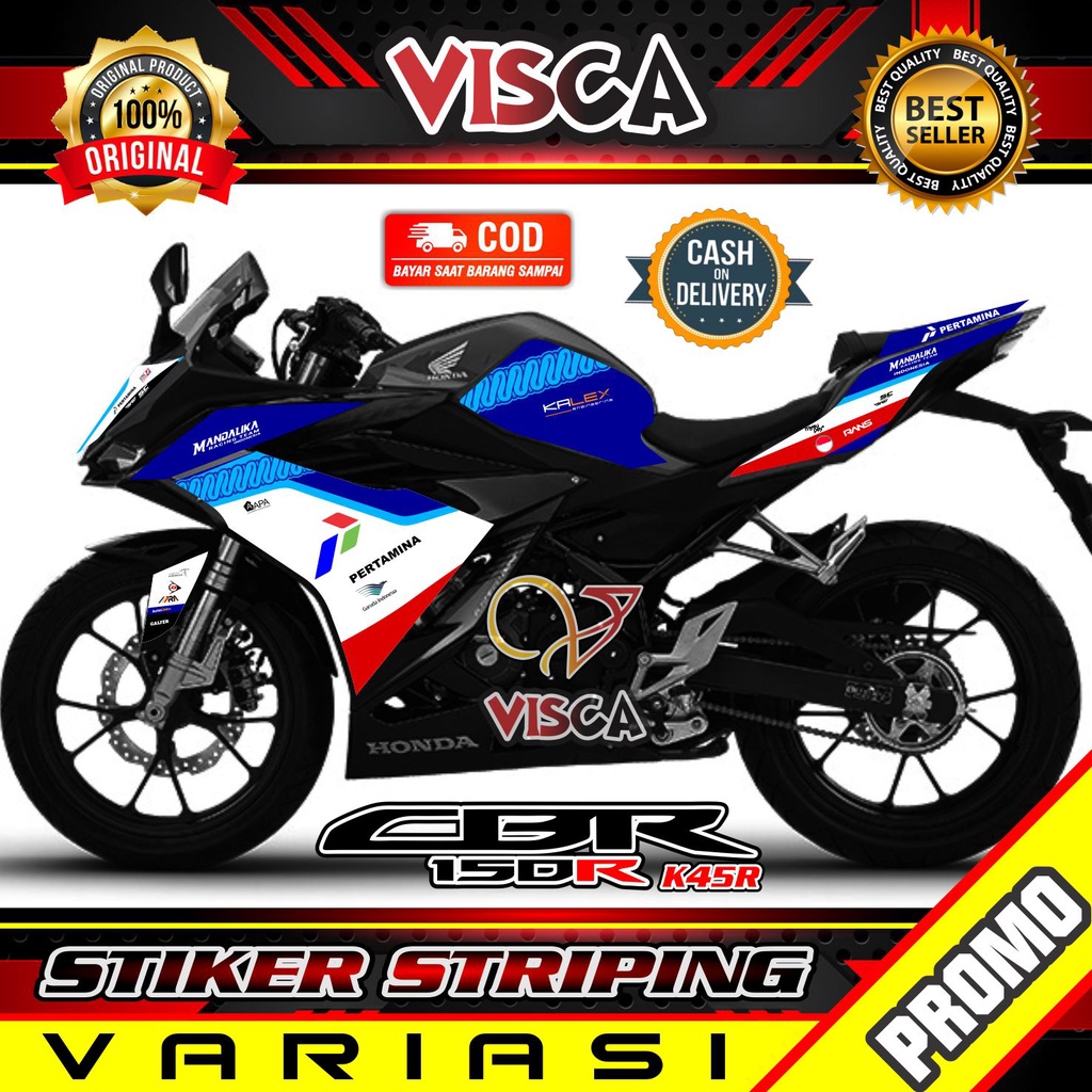 Striping Cbr 150r 2021 - Sticker Striping Variasi Lis Cbr 150r 2021 - Striping Hologram Cbr 150r 202