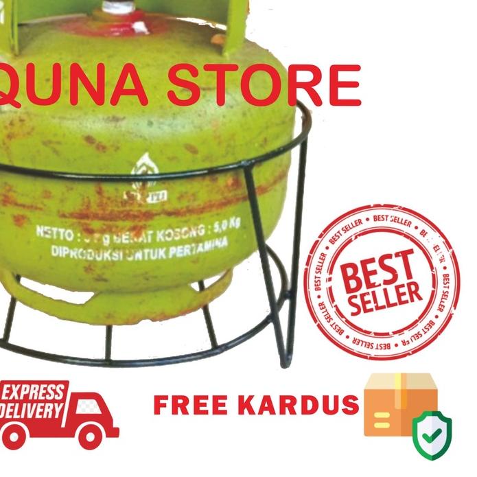 ► Rak Tabung Gas Lpg 3 Kg - Tatakan Tabung Gas - Dudukan Tabung Gas - Murah ➻