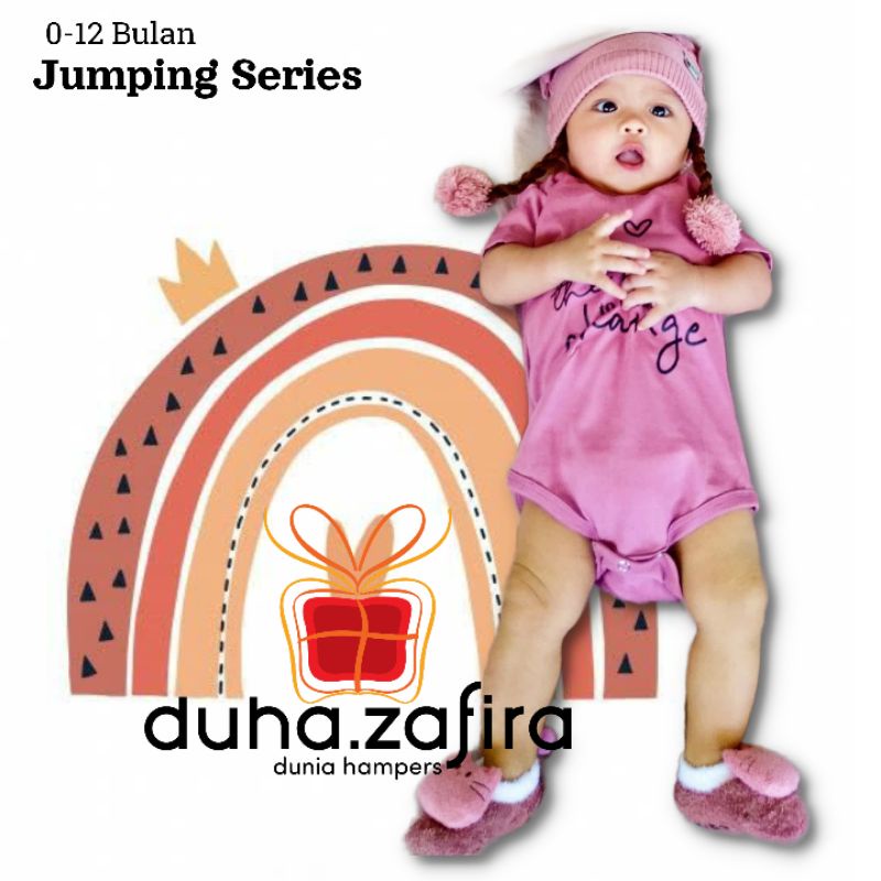 Duha Zafira | 1 Set 3in baju bayi Newborn/ Jumper / Topi Bonet/ Prewalker/ Set baju bayi Newborn/ Hampers Bayi/ Setelan bayi/ baju bayi perempuan/ baju baby girl/ Kado lahiran/ dress bayi/ baju akikah/ baju Aqiqah aqikah bayi