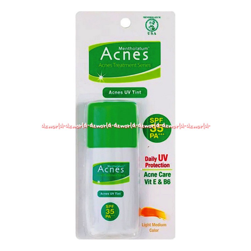 Acnes UV Tint SPF 35 PA Daily UV Protection Acne Care Vit E B6 30gr