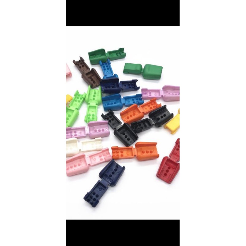 bandul tas stopper tali ujung stu stoper untuk tali karet banji prusik warna