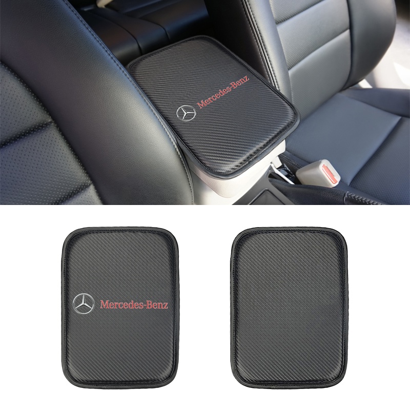 Benz Bantalan Sandaran Tangan Mobil Bahan Serat Karbon Untuk C Class W205 W221 W203 W212