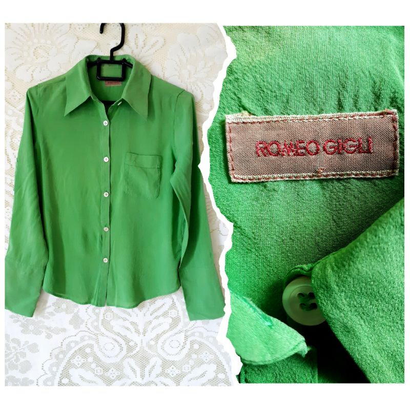 Preloved kemeja merk Romeo Gigli wdanwfashion