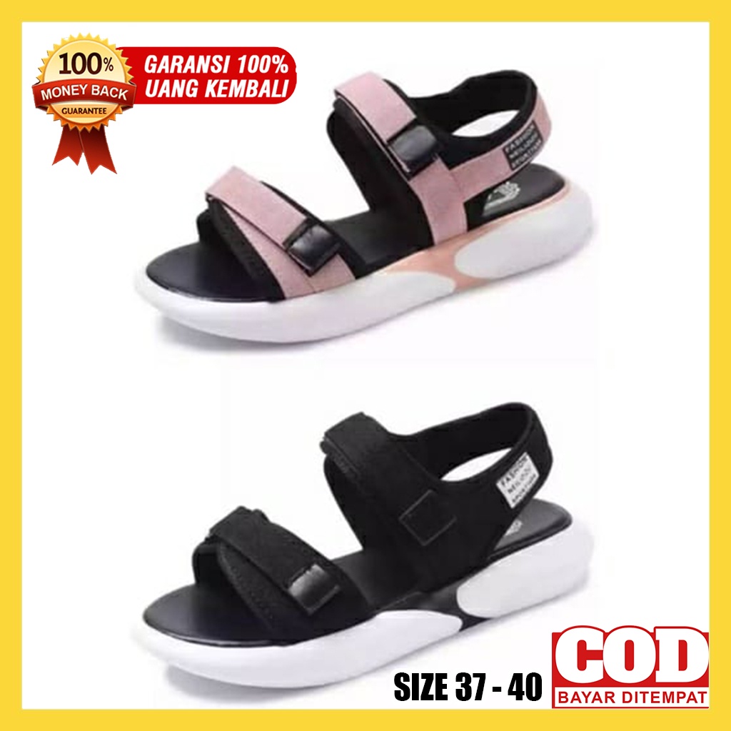 Sandal Gunung Tali Selempang Wanita Remaja Korea Sendal Outdoor Hiking Slempang Cewek Dewasa Sedal M