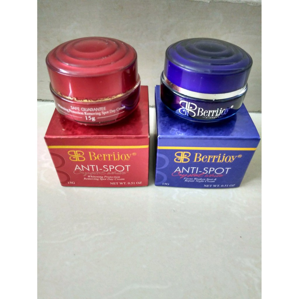 Berrijoy Cream ANTISPOT Crystal Whitening - Day / Night Cream Import