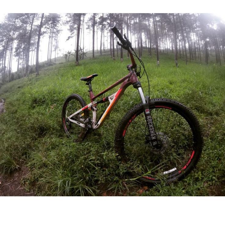 [ ] Pelindung Fork Sepeda / Fork Guard Sepeda mtb Rockshox / Pelindung Shock Depan Sepeda Mtb - Peli