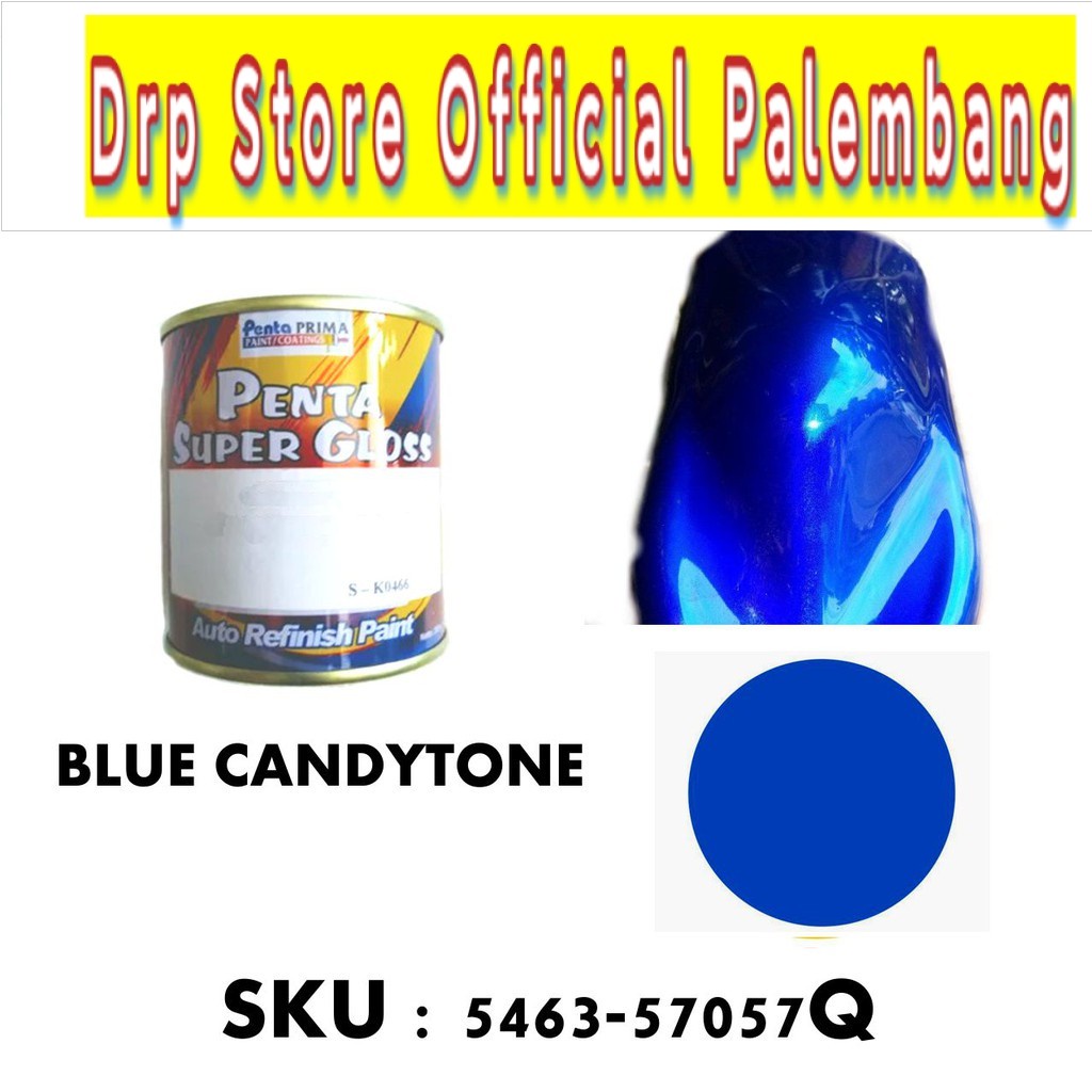 Cat Penta Super Gloss BLUE BIRU CANDY CANDYTONE 200 Gram