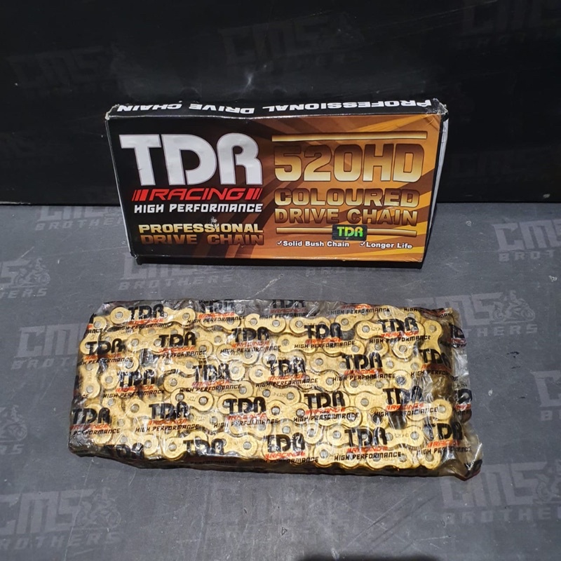 Rantai Motor TDR 520 HD 120 L Gold Universal