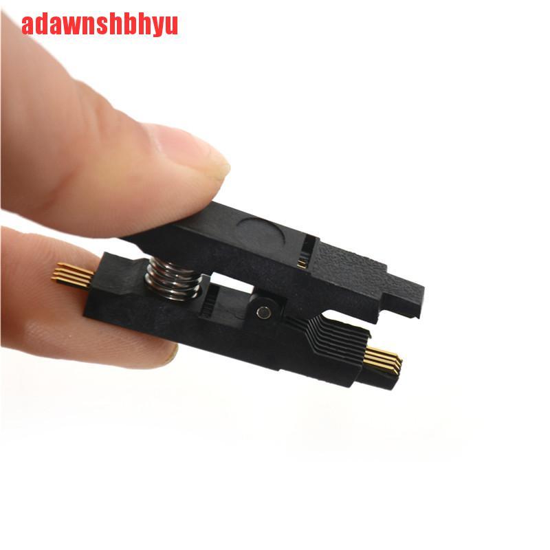 Klip Penguji Programmer SOP8 Pin SOIC8 DIP8 IC Warna Hitam