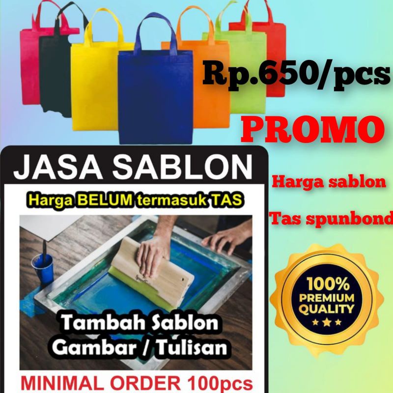 tas spondbond dan sablon