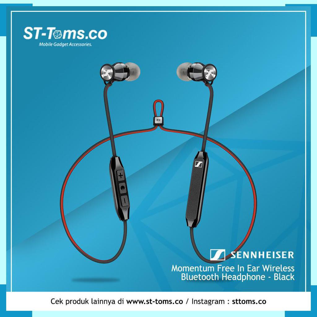 Sennheiser Momentum Free In Ear Wireless Bluetooth Headphone Black