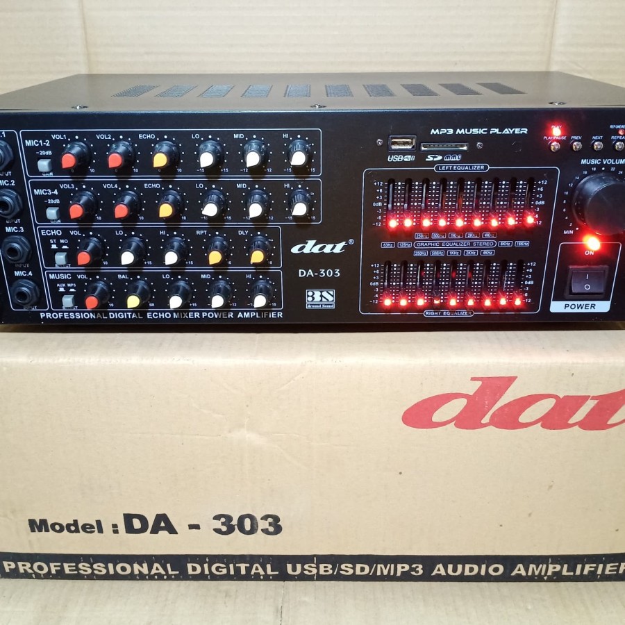 AMPLI DAT DA 303 PROFESIONAL DIGITAL AMPLIFIER