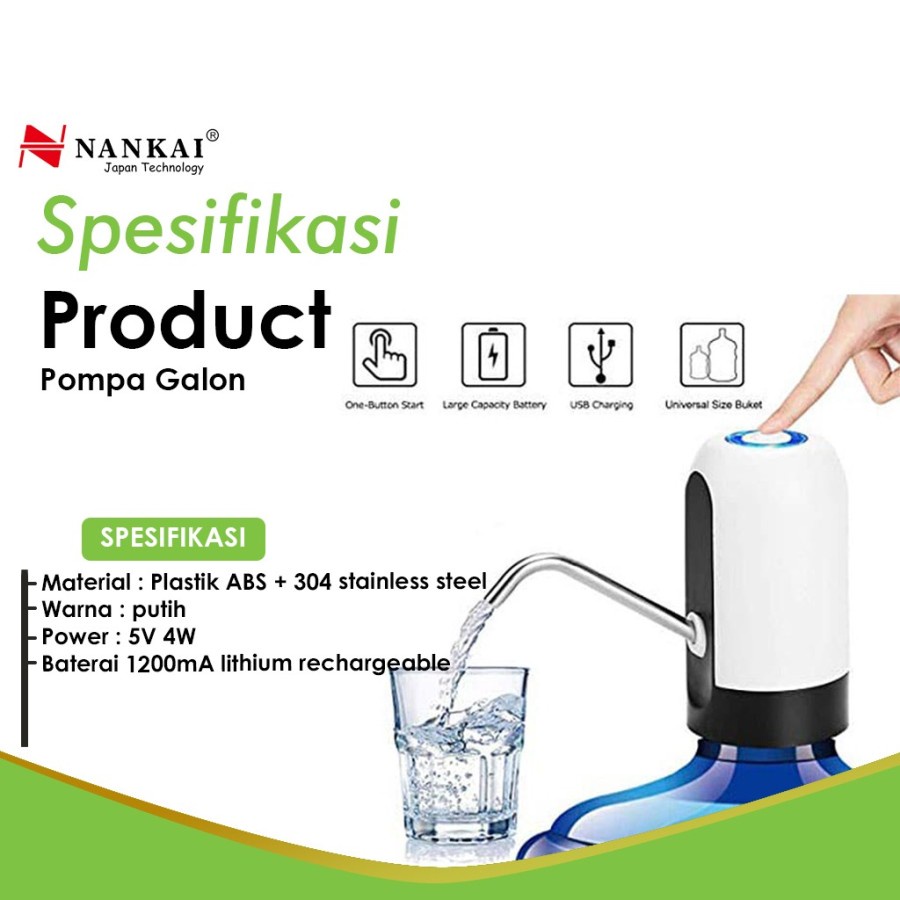 POMPA AIR GALON ELEKTRIK - Dispenser Air Minum Elektrik - Recharge