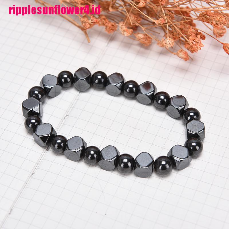 Manik-manik Magnetik Hematite Warna Hitam Untuk Kesehatan