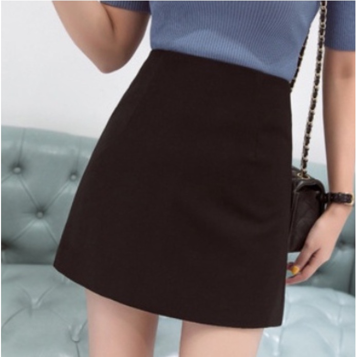 【Blossom】Korean A-Line Chiffon Mini Skirt 7274