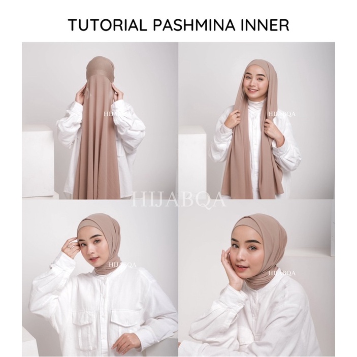 HIJABQA - Hijab Instant Inner / Pashmina Inner / Segi Empat Inner