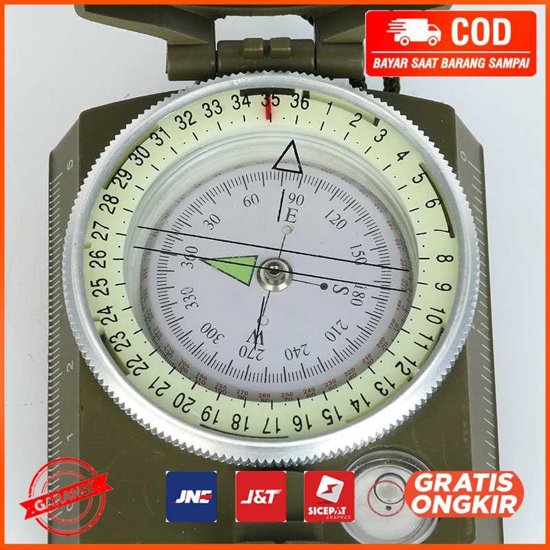 Kompas Militer Clinometer Camping Outdoor Tools