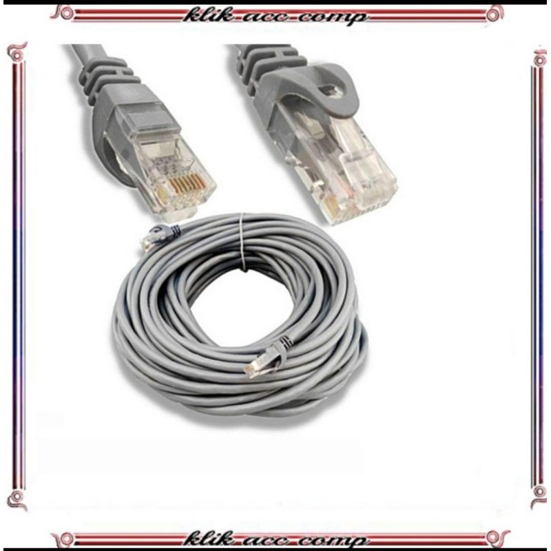 Kabel lan 50 meter cat 6 Internet Jaringan Cat6 UTP 50M
