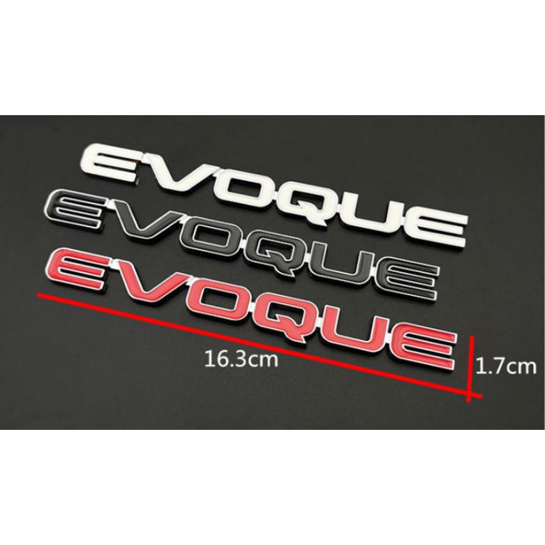 Stiker Logo Land Rover Evoque untuk Modifikasi Logo Mobil