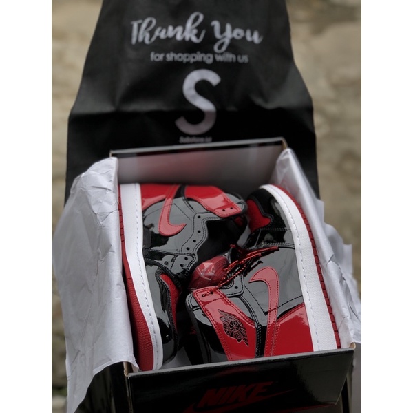 Nike Air Jordan 1 High Og Bred Patent