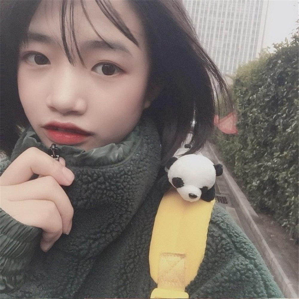 【COD Tangding】Panda Brooch Japanese Cartoon Panda Doll Plush Toy Ins Girl Heart Doll