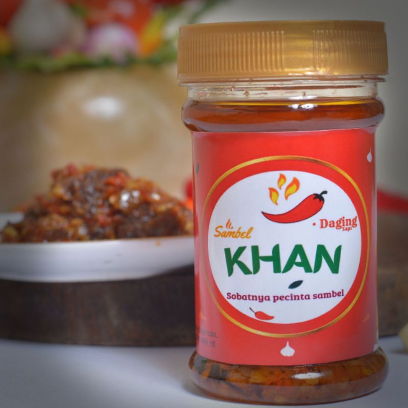 

Sambel KHAN varian DAGING SAPI 130gram